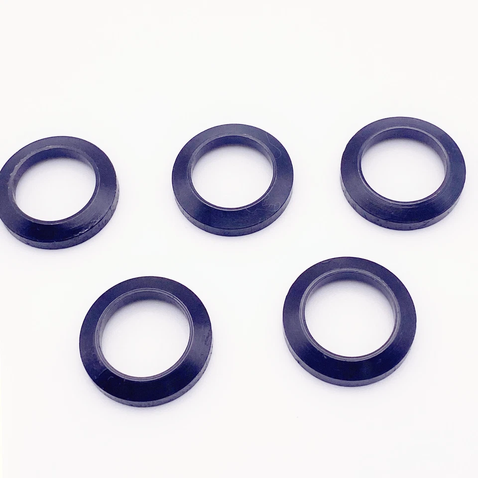 Arandela trituradora 5 piezas 1/2x28 TPI acero negro para 223 5,56 Foto 2 de 2