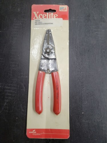 5-Inch Wire Stripper & Cutter - Self-Opening With Cushion Grip - Strips 8 To 30 AWG Wires
