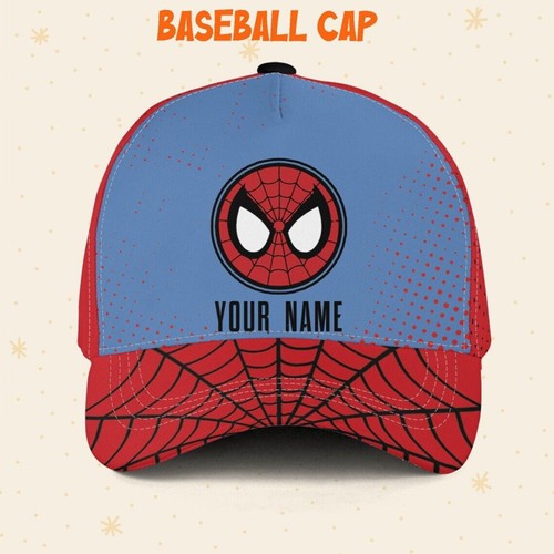 Custom Spiderman Peter B Parker Logo Cap, Custom Disney Hat, Spiderman Baseball Cap