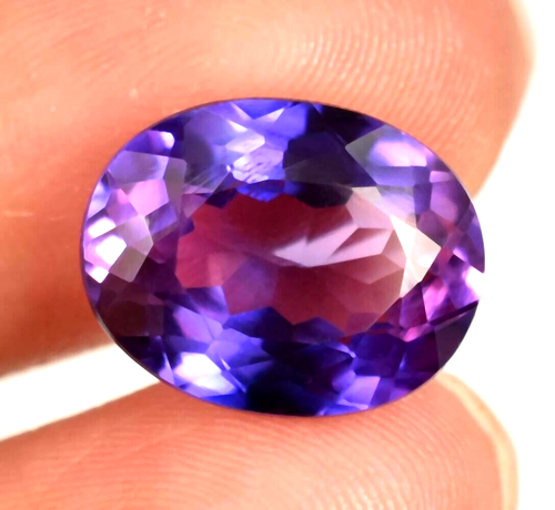 PIERRE PRÉCIEUSE TOPAZE Bleu Suisse & Saphir Bijoux Bague 925 Argent