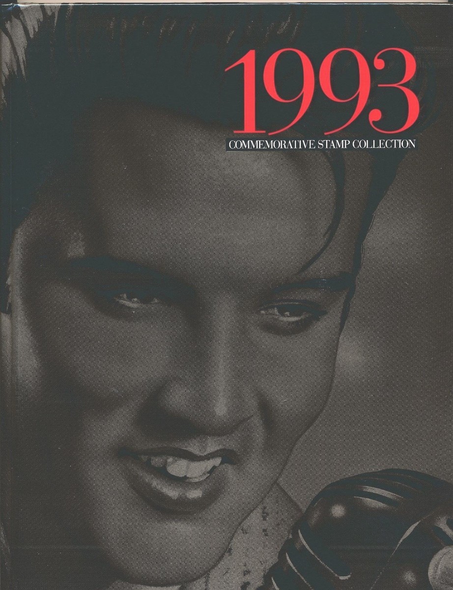 コレクション 1993 Commemorative Stamp Collection 1993 US COMMEMORATIVE STAMP COLLECTION W/HARDCOVER BK