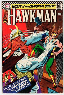 DC HAWKMAN #13 - FN- May 1966 Anderson Cover and Art Vintage Comic