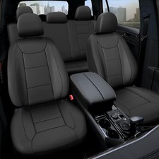 Premium Waterproof Car Seat Cover Full Set Front And Rear Split Bench Seat Cover