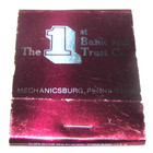 Matchbook Cover 1st Bank and Trust Co. Mechanicsburg, PA Pennsylvania Matches — photo 1