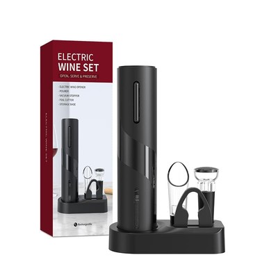 5 in 1 wine opener electric, automatic electric bottle Black 