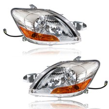 Headlights For Toyota Yaris Sedan 2007-2011 Left Driver Lh Right Passenger Rh