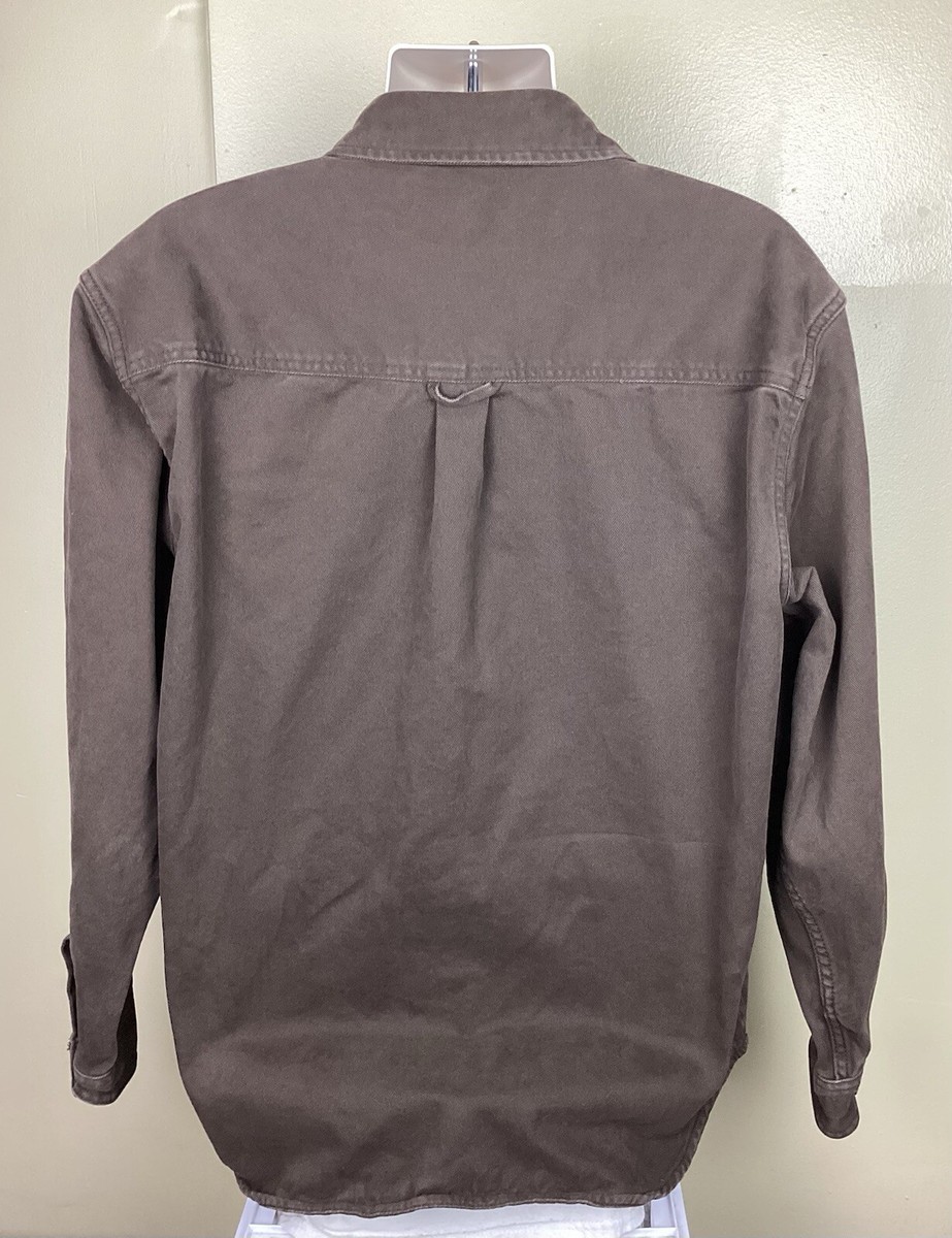 Carhartt WIP Derby Shirt Jac L Brown Jacket | eBay