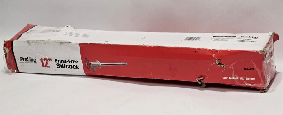 PRO LINE ROBINET ANTIGEL 12" VÁLVULA DE BOCA DE PARED SILCOK LIBRE DE ESCARCHA ROSCA DE 3/4” Foto 4 de 4