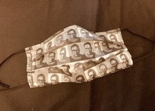 RBG Ruth Bader Ginsberg Face mask Grayscale cotton hand made Fun Gift Idea NWT