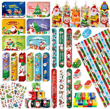 192 PCS Christmas Party Favors for Kids, Stationery Set, Stocking Stuffers