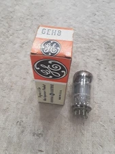 NOS GE 6EH8 Vacuum tube