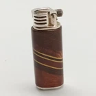 Ste Mann Carved Root Lighter. Mild metal oxidation