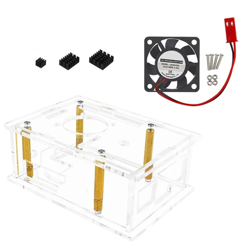 For  3B Acrylic Case Transparent  Active Passive Cooler Cooling4707