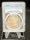 1880-S $1 Morgan Silver Dollar Coin PCGS Certified AU58 90% Silver 1oz Coin