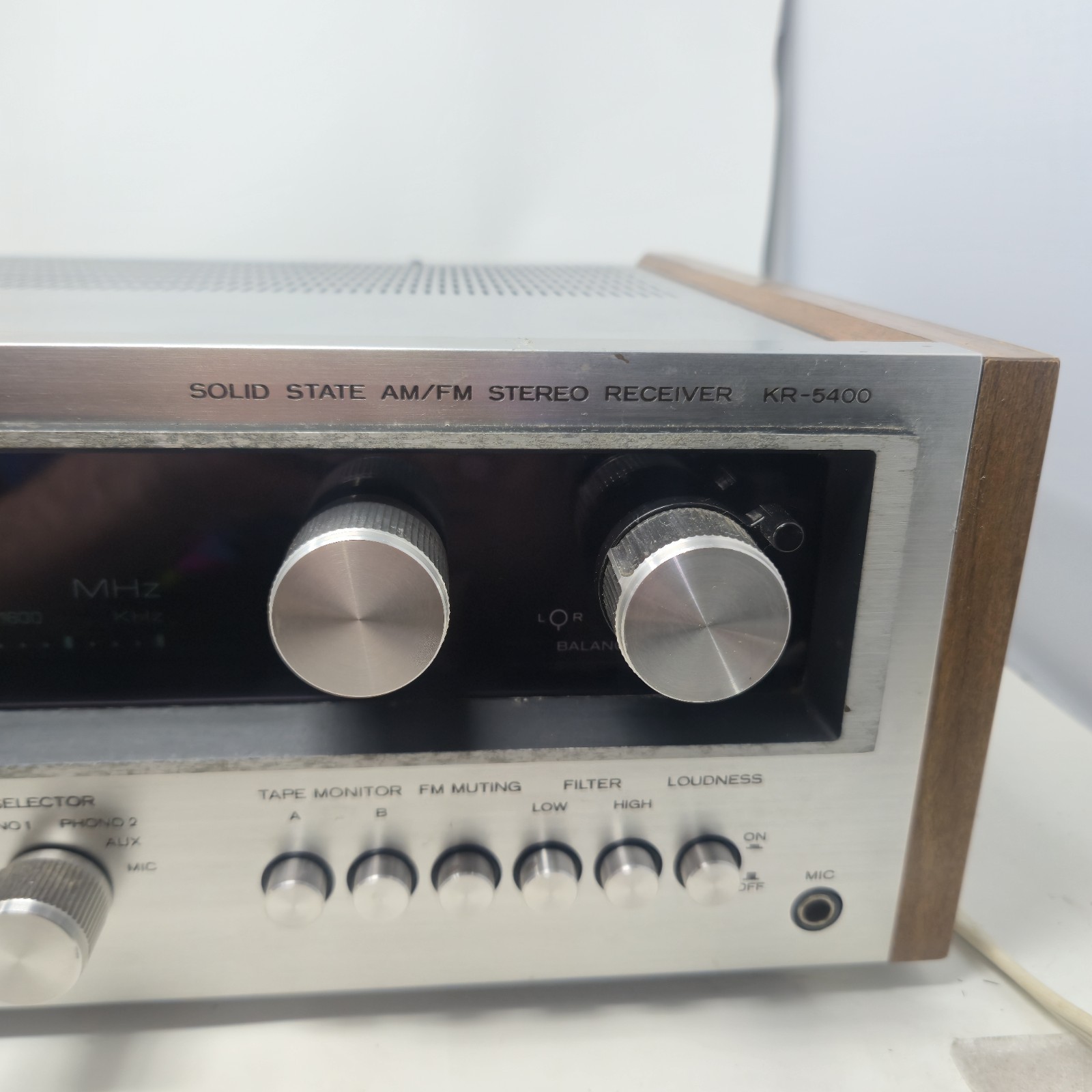 Vintage Kenwood KR-5400 AM/FM Stereo Receiver - 1970s Classic Audio - WORKING image 4