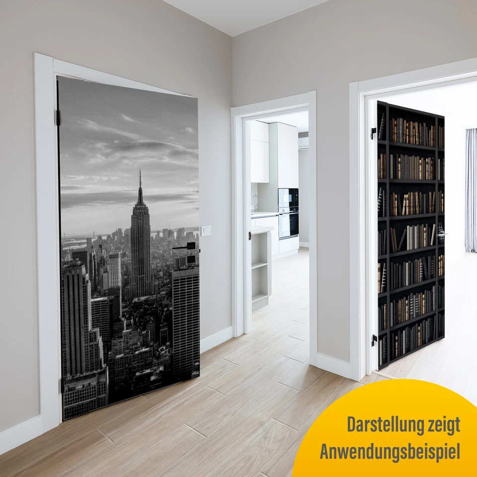 Türfolie "Stuck 1" 90x200cm Türposter Deko Aufkleber Folie Tapete TF01-42 - Bild 4 von 4