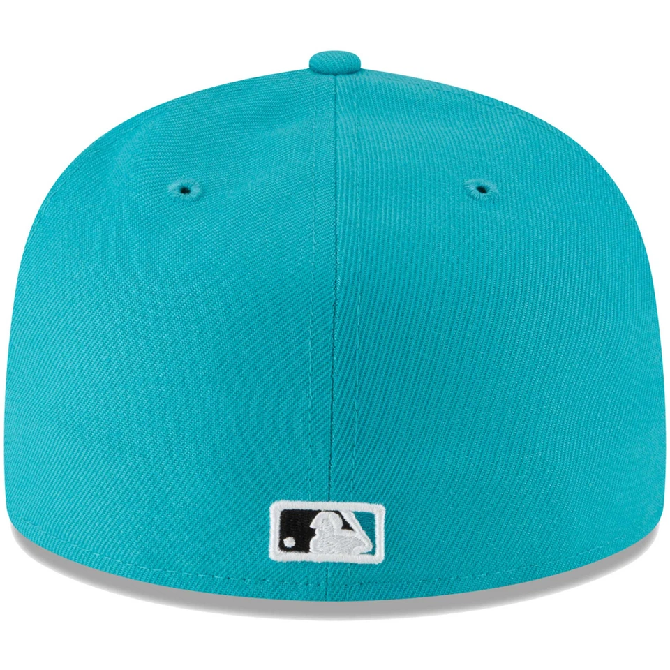 Men's New Era Teal Florida Marlins Cooperstown Collection Turn Back The Clock - Image 4 of 4