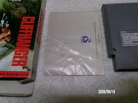 #1032 NES Nintendo Cliffhanger CIB GENUINE AUTHENTIC Clean.