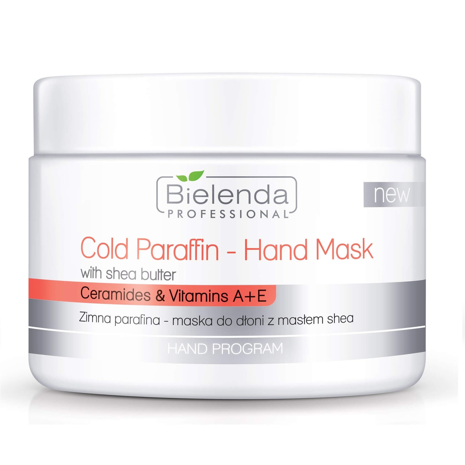 Bielenda Professional Cold Paraffin Hand Mask 150g Shea Butter for Cracked Hands