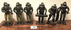 GI Joe ARAH Custom Green SWAT Team Set of 6 with Beach Head