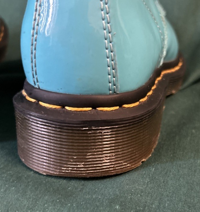 Dr Martens Boots Womens 5 Light Blue Air Waiz 1460 W Lace Up Combat Grunge Doc thumbnail 7