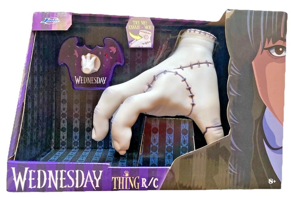 Jada Toys- Wednesday Addams Thing Life Size 1:1 Remote Control Hand NEW 8+ - Image 2 of 4