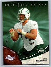 2006 Upper Deck Sweet Spot Nick Mangold #183 Rookie Card #124/699 MADE
