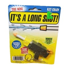 Vintage Happiness Express Club Long Shot Watergun Mini Keychain
