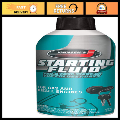 Starting Fluid 10.7 oz - Pack of 12, Quick Start Engine Aid, Cold Weather Booste