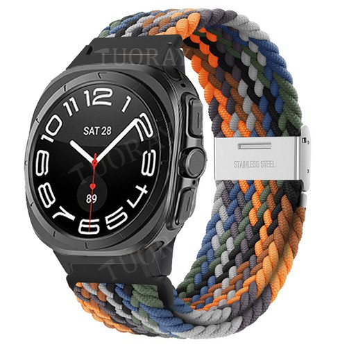 Braided Nylon Band Strap For Samsung Galaxy Watch 8/8 Classic 46mm/Ultra 47mm - Picture 46 of 59