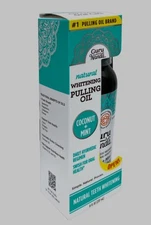 Guru Nanda Natural Teeth Whitening Pulling Oil Coconut Mint 8 fl oz 
