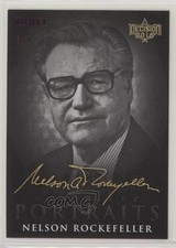 2016 Decision Candidate Portraits Red Vault 3/4 Nelson Rockefeller #CP58 c9a