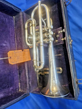 Lyon Healy American Professional Shepherd Crook Cornet - case-slides-mpc's