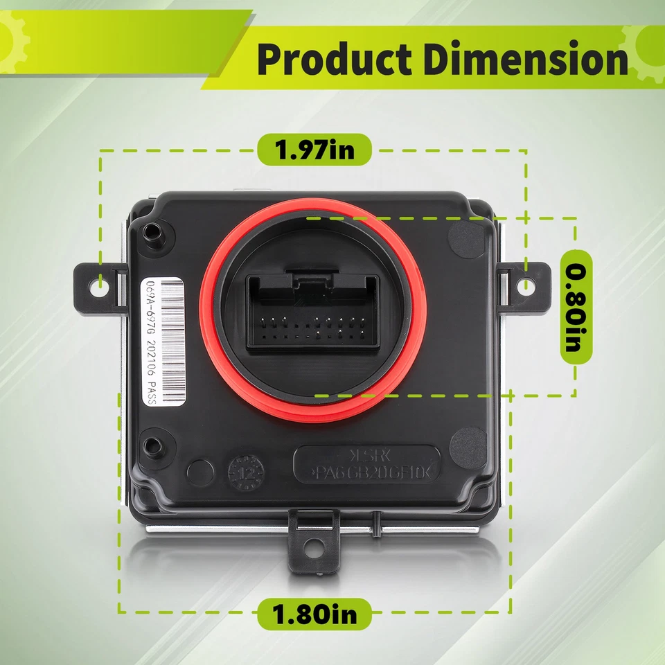 Controlador de módulo de faros DRL para Volkswagen Polo V 2014-2017 4G0907697G U8E Foto 2 de 4