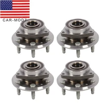 Full Set Front and Rear Wheel Bearing Hubs for Chevy Traverse Enclave GMC Acadia