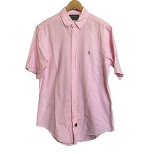 Polo Country Ralph Lauren Shirt Button Lightweight Short Sleeve Large EUC