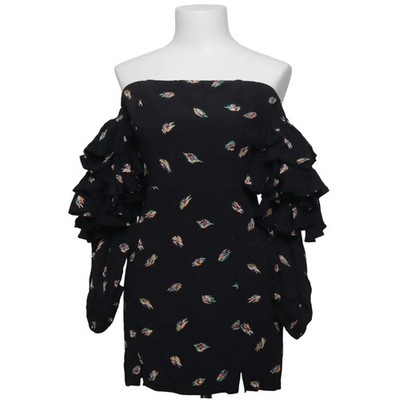 ROTATE Birger Christensen, Kleid, Größe: 36, Schwarz/Mehrfarbig, Viskose #uAU