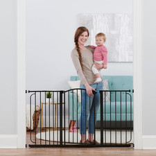 58-Inch Easy Step Extra Tall Arched D cor Walk Thru Baby Gate, Award Winning Bra