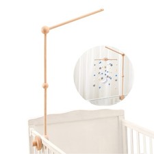 Baby Crib Mobile Arm - Wooden Baby Mobile Crib Holder for Mobile Hanging Baby...