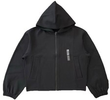 Uniqlo U Sweat Full Zip Hoodie Black Women's Size M