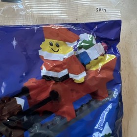 LEGO Christmas Santa Sleigh with Reindeer & Presents 40010 New  Polybag Retired