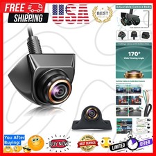 HD Backup/Front/Side View Camera, AHD 720P Reverse Rear Cam for Car, SUV, RV,...