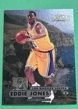 1997-98 Metal Universe Championship Eddie Jones Lakers Basketball Card #63