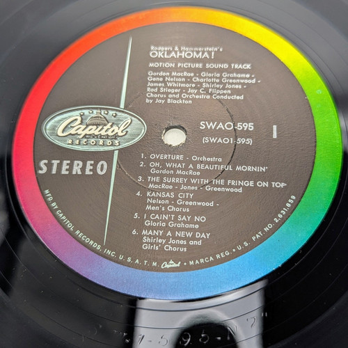 Rodgers And Hammerstein Oklahoma! (Vinyl, 1959) Capitol SWAO-595 NM, LP Record - Picture 6 of 8