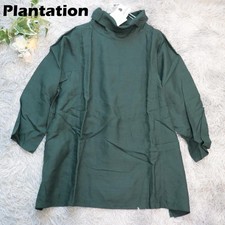 with tags Plantation ISSEY MIYAKE Shirt Blouse Ramy rayon lawn Green