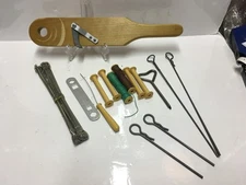 LOT LeClerc Floor Loom tools parts Made In Canada
