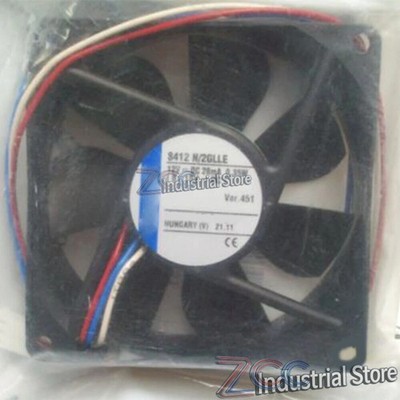 80*80*25mm 8025 3 Wire 8412 N/2GLLE Cooling Fan Durable