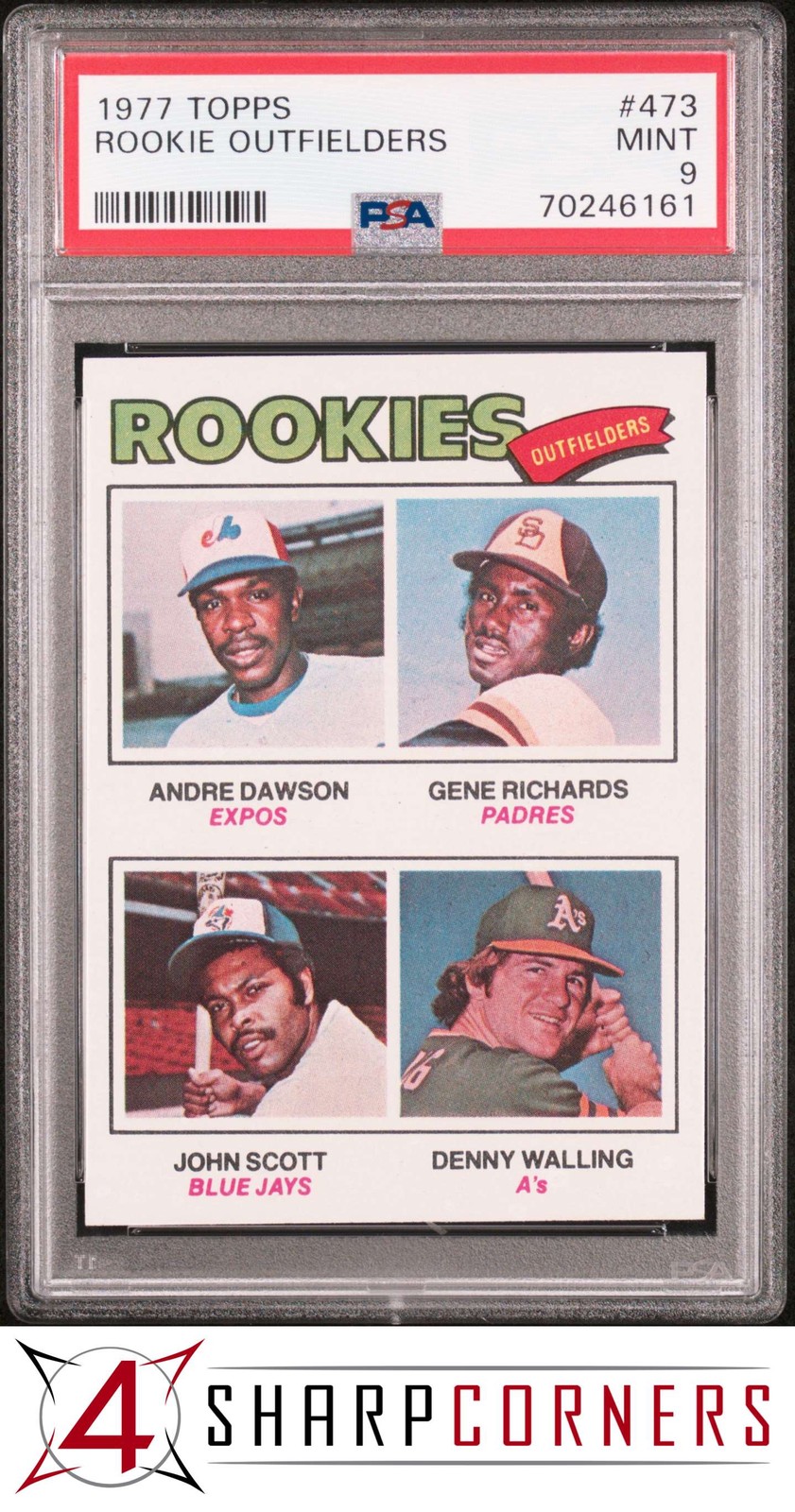 1977 TOPPS #473 ANDRE DAWSON RC EXPOS HOF PSA 9