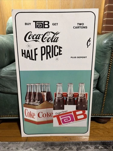 Vintage Original Coca Cola Advertising Sign