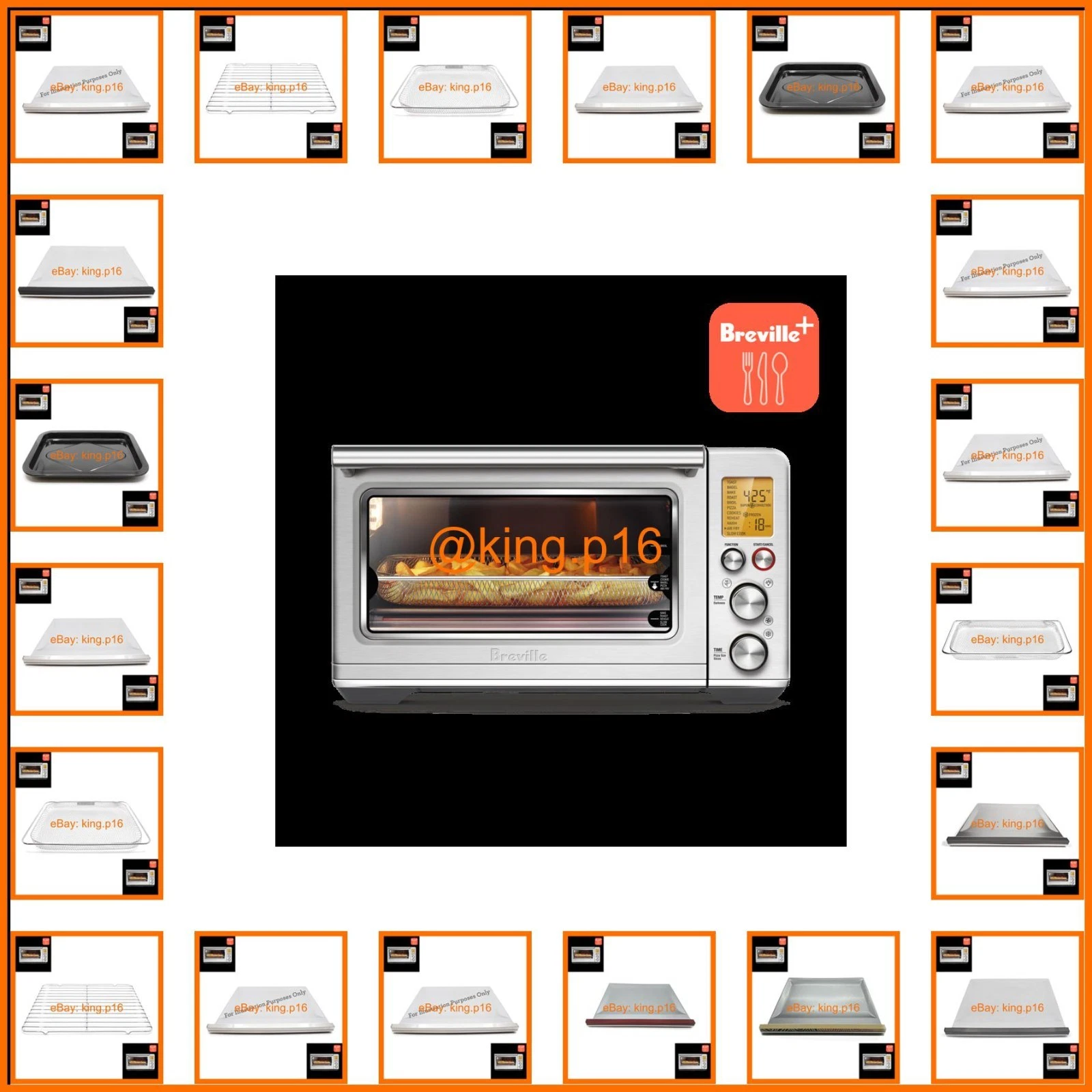 Genuie Breville Parts for the Smart Oven® Air Fryer - BOV860
Opens in a new window or tab
